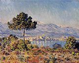 View of Antibes from the Notre-Dame by Claude Monet